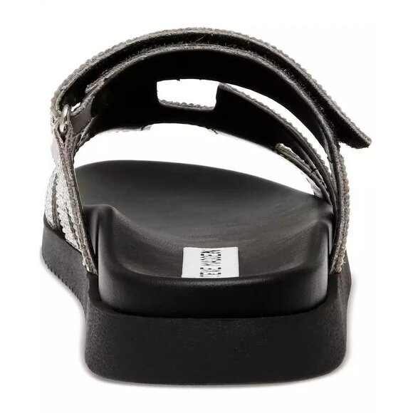 Steve Madden Women's Mayven-r Rhinestone Slide Sandals - Picture 4 of 5